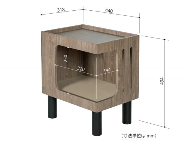 PE-02 ペットハウスサイドテーブル