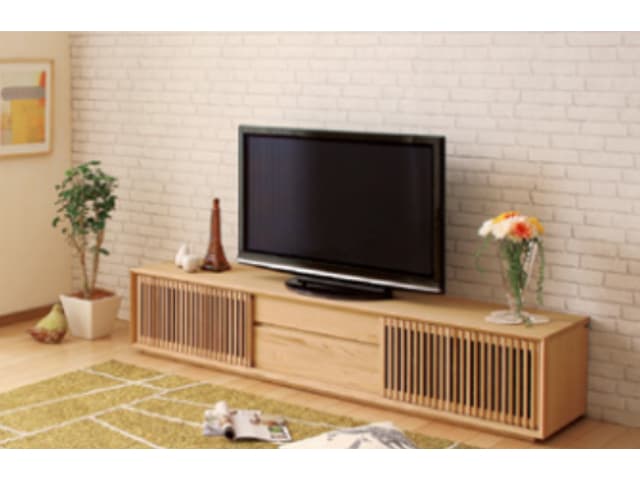 QU7067 / QU7068 テレビボード 幅201cm×奥行44.8cm×高さ40cm