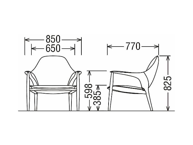 WB9000 肘掛椅子（1P ソファ）