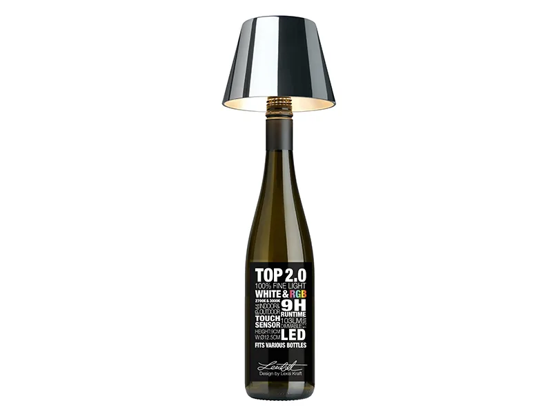 TOP ボトルライト シルバー