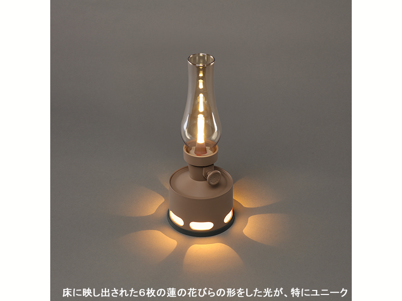 OLD DAYS LED ポータブルランプ アンバーブラウン
