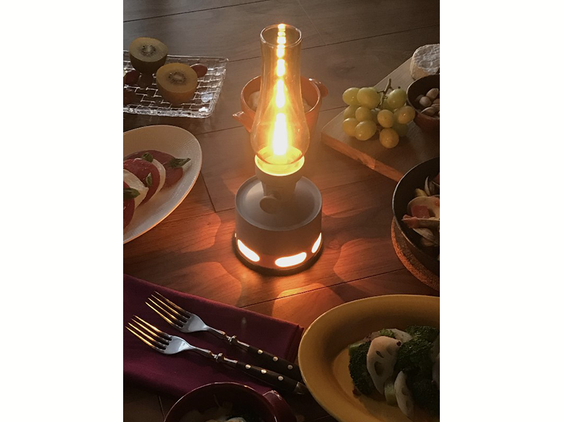 OLD DAYS LED ポータブルランプ アンバーブラウン