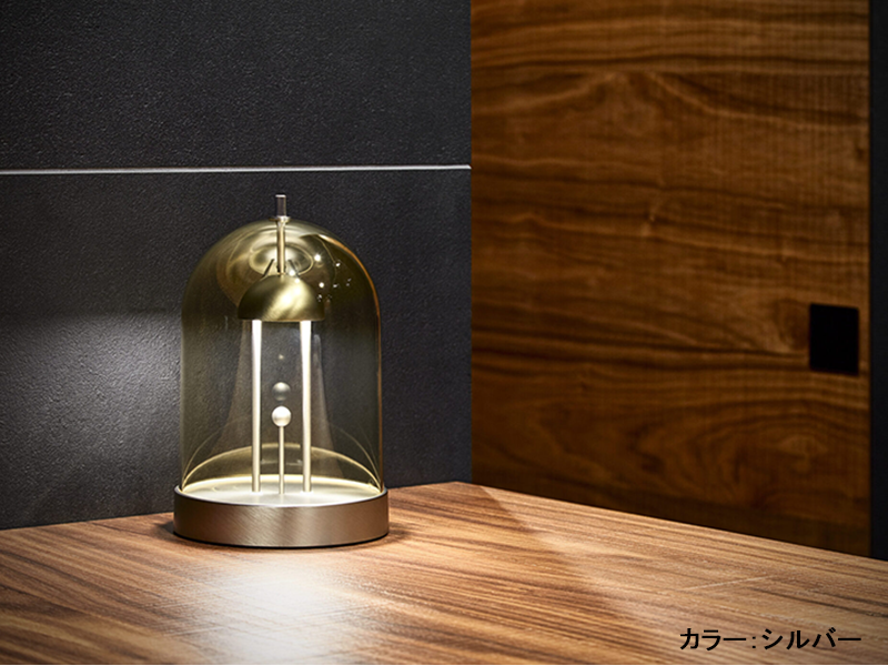 AMBER LED ポータブル ランプ シルバー