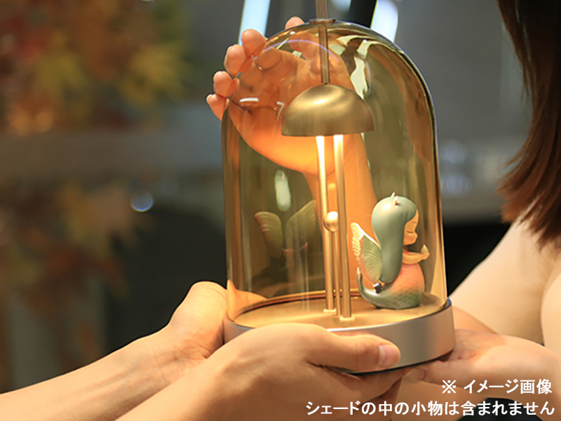 AMBER LED ポータブル ランプ シルバー