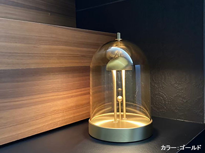 AMBER LED ポータブル ランプ ゴールド