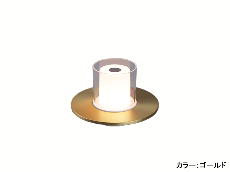 CANDLE LED ポータブル ランプ ゴールド