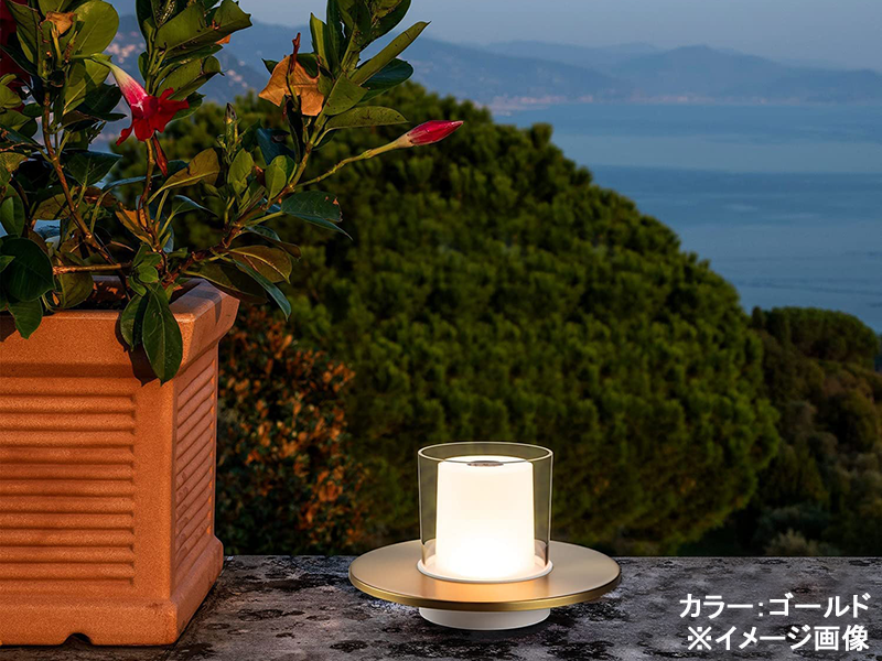 CANDLE LED ポータブル ランプ ゴールド