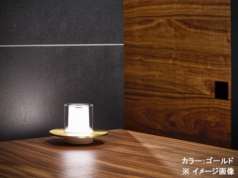 CANDLE LED ポータブル ランプ ゴールド