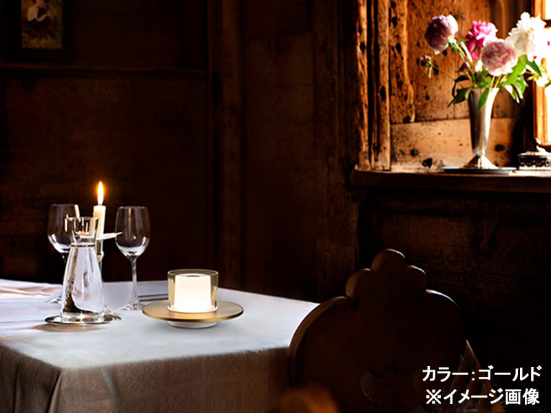 CANDLE LED ポータブル ランプ シルバー