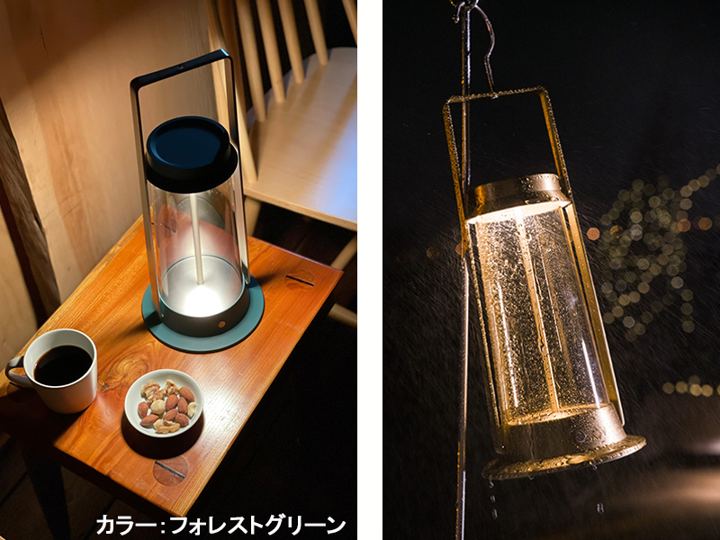 EXPLORER LED ポータブルランプ フォレストグリーン