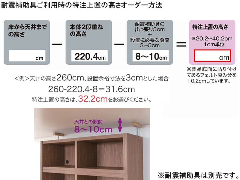 ニューエポックボード 60 特注上置（幅61cm）