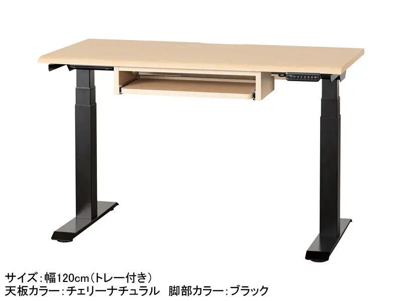 JDEA 電動昇降デスク 幅120cm トレー付き