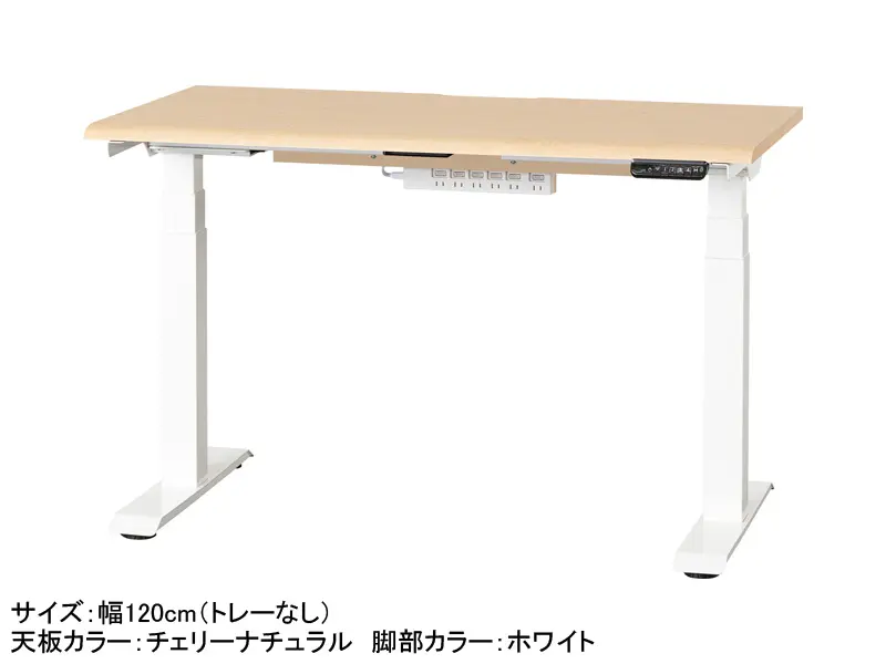 JDEB 電動昇降デスク 幅120cm トレー無し