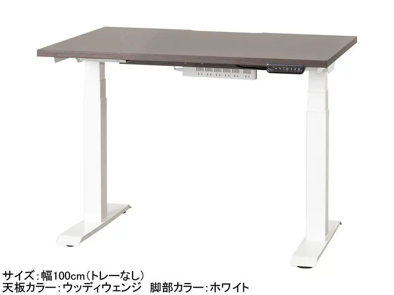 C1EB 電動昇降デスク 幅100cm トレー無し