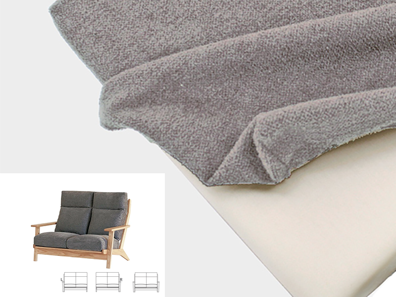 LC077/LC074-2LJ/2RJ/2J ソファ（フェザー+ウレタン）替えカバー2JC