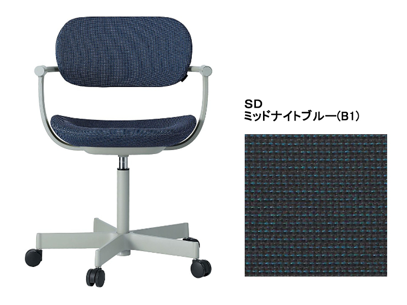バーテブラ03 KG-825SD 5本脚チェア／本体カラーオリーブ(L4)