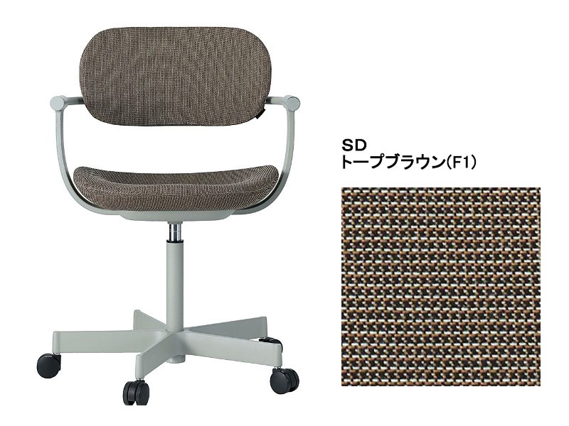バーテブラ03 KG-825SD 5本脚チェア／本体カラーオリーブ(L4)
