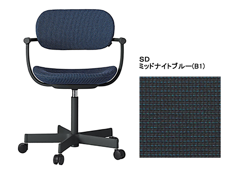 バーテブラ03 KG-825SD 5本脚チェア／本体カラーブラック(T1)