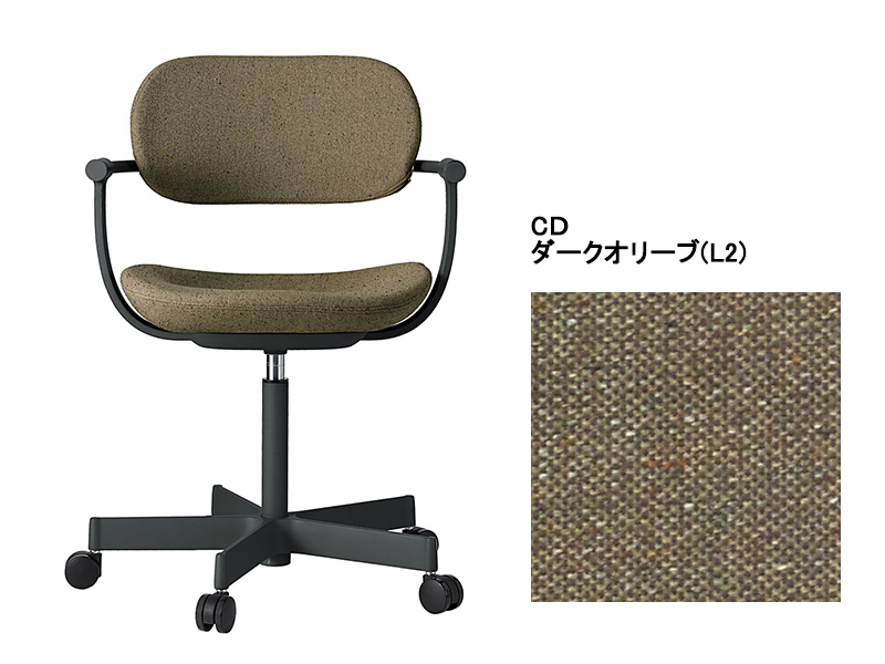 バーテブラ03 KG-825CD 5本脚チェア／本体カラーブラック(T1)