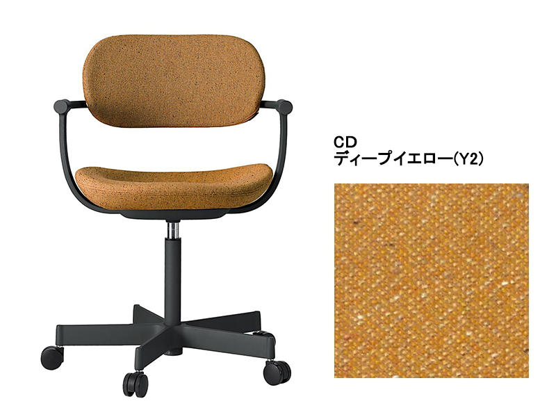 バーテブラ03 KG-825CD 5本脚チェア／本体カラーブラック(T1)