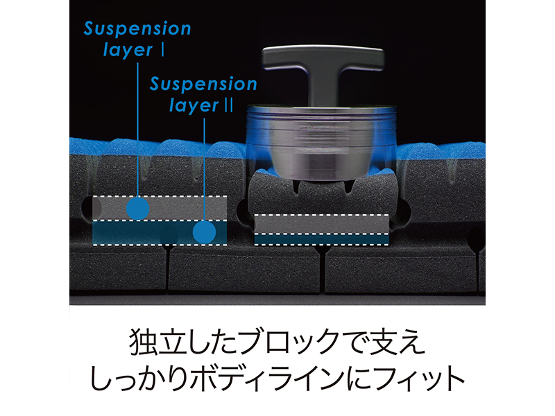 エアーSI セミダブル ハード AI2651 800BL
