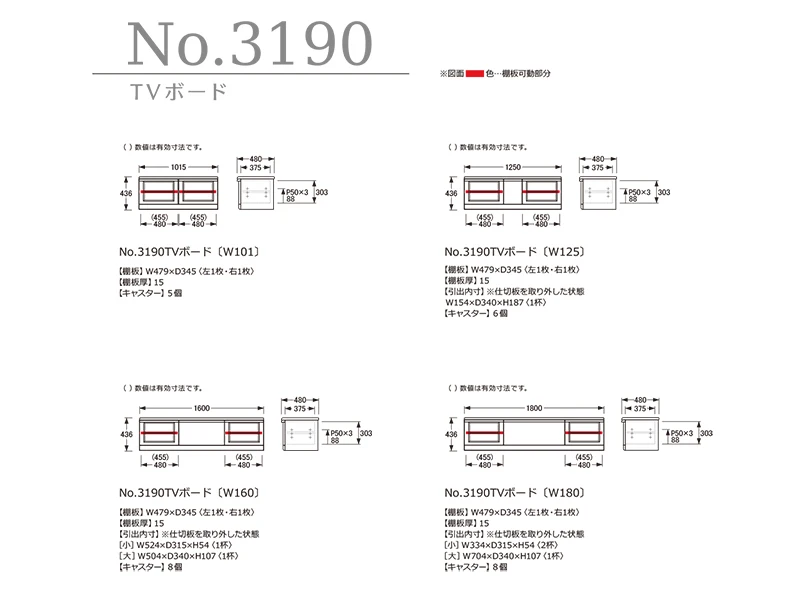 No.3190 [W125] TVボード