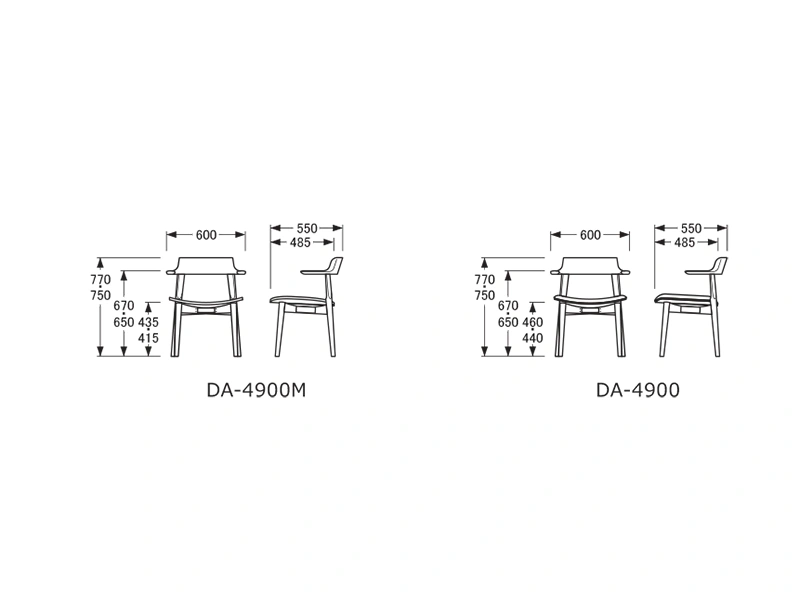 DA-4900M ダイニングチェア （No.4900 ダイニングチェア）