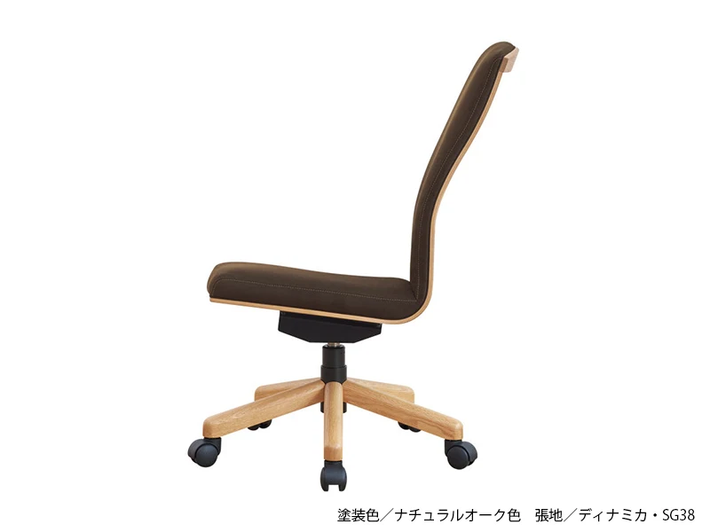 DC-6400RC キャスター付き回転チェア(No.6400 ダイニングチェア)