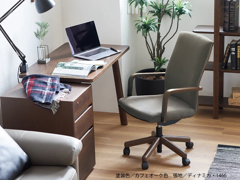 DA-6400RC キャスター付き回転アームチェア(No.6400 ダイニングチェア)