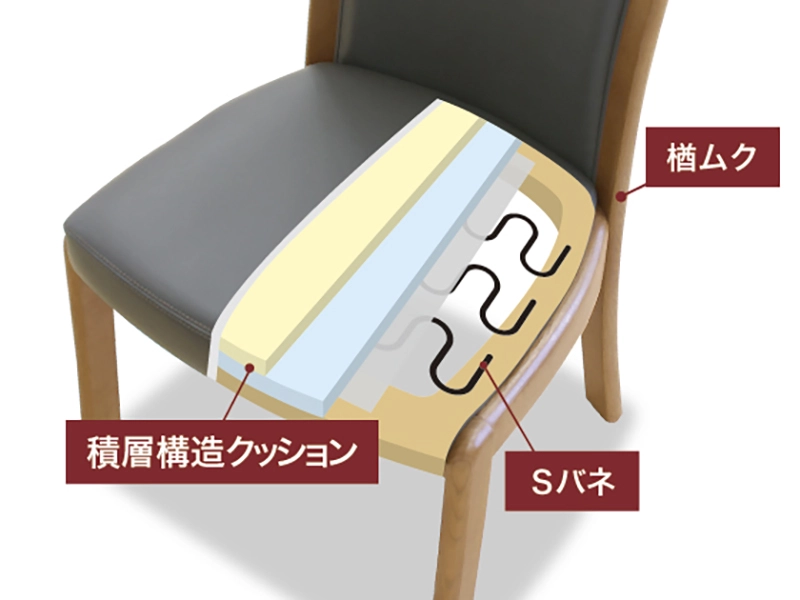 LDA-3800R ダイニングチェア（No.3800 ダイニングチェア）