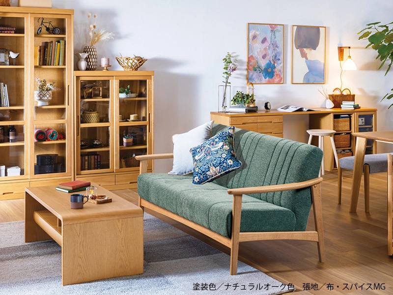 WS-1000 3Pワイド ソファ [No.1000 リビングチェア]