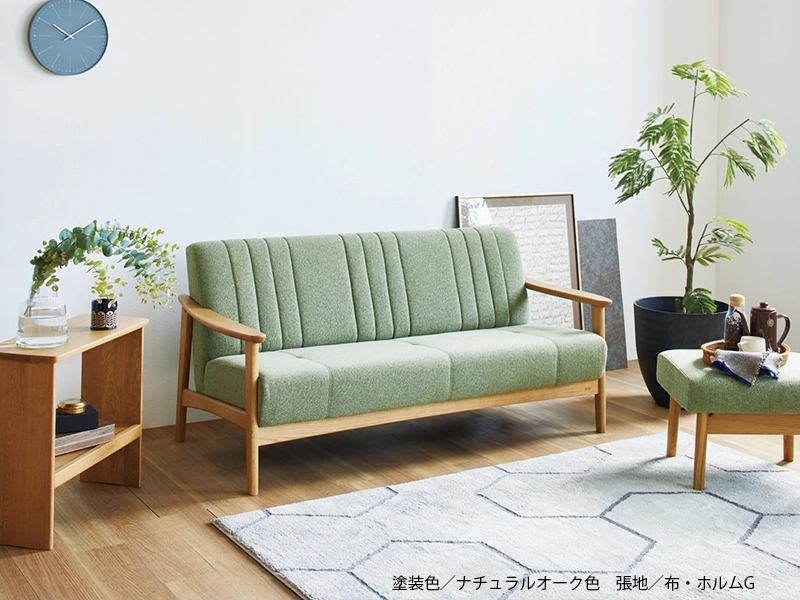 WS-1000 3Pワイド ソファ [No.1000 リビングチェア]