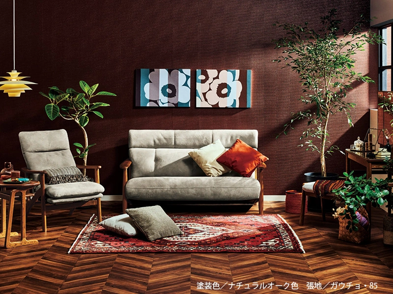 WS-2900 [185] 3Pワイド ソファ [No.6400 リビングチェア]