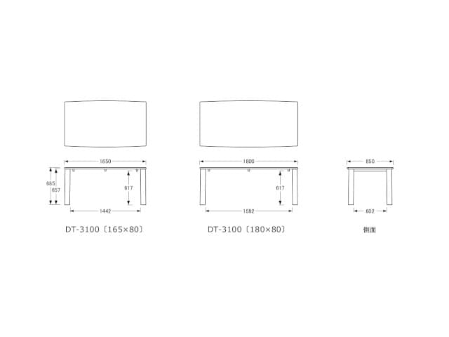 No.3100 ダイニングテーブル DT-3100