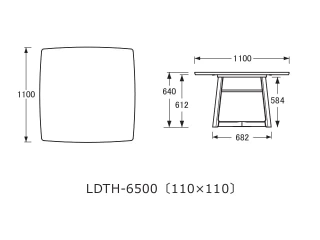 ダイニングテーブル LDTH-6500