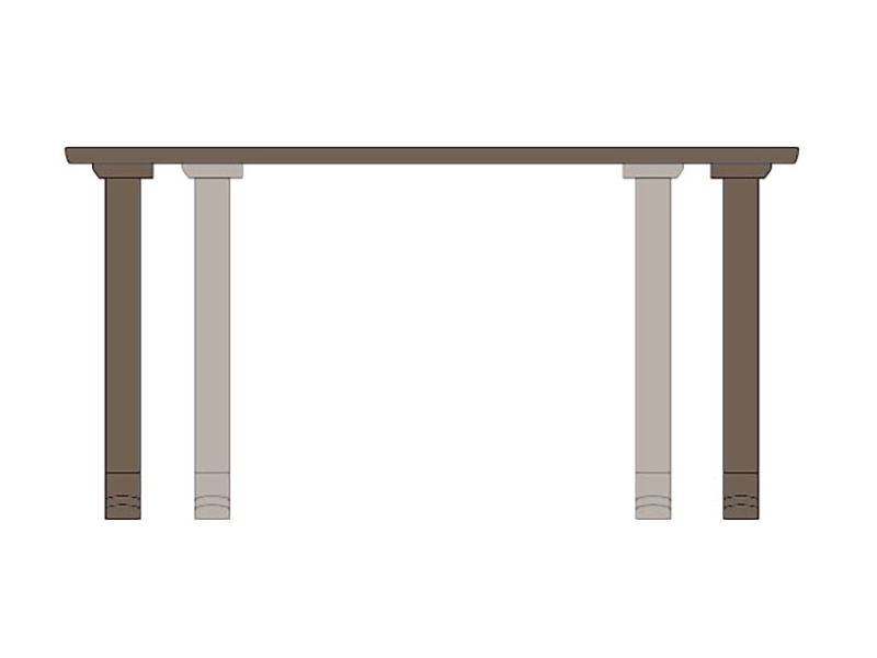 DT-6360 ダイニングテーブル(120cm x 80cm)