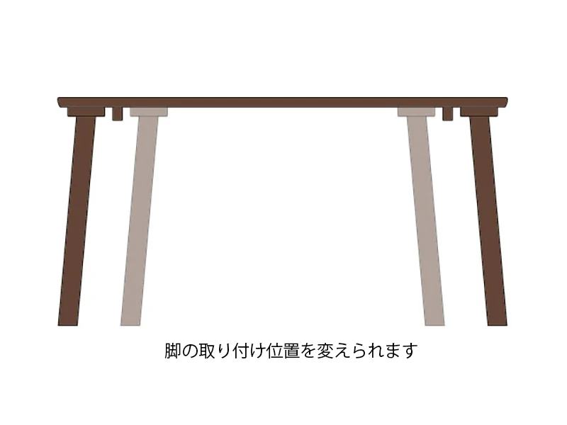 DT-3000 ダイニングテーブル（180cm x 85cm）