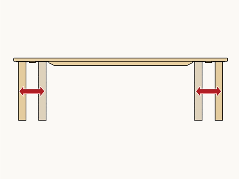 LDTH-4800 ダイニングテーブル（180cm x 95cm）