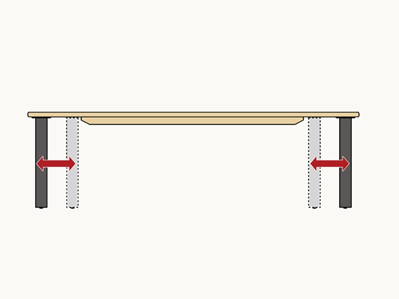 DTH-4950 ダイニングテーブル（150cm x 90cm）