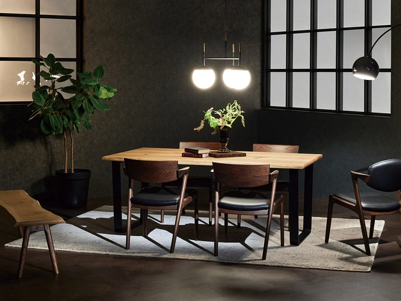 DTH-4950 ダイニングテーブル(165cm x 95cm)