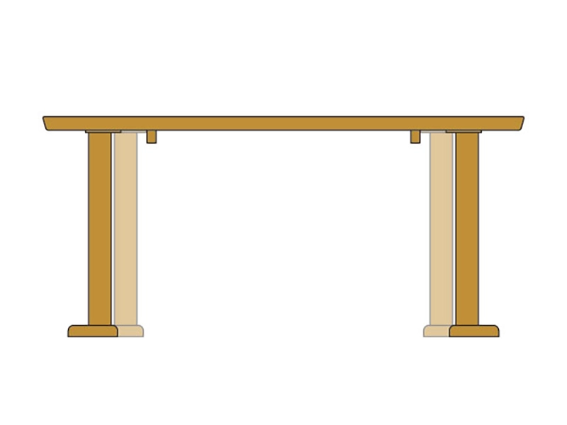 LDT-3760 ダイニングテーブル（180cm x 90cm）