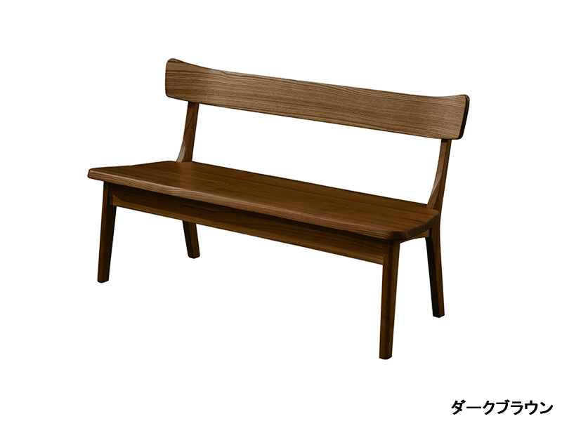ハーグ2 135 背付きベンチ