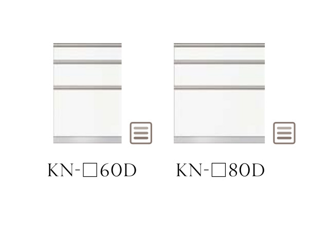 キーノート KNシリーズ キッチンボード用 下キャビネット 3段引出し