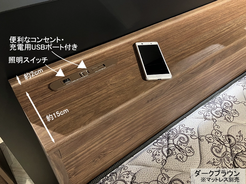 サントランスCBO（DX）リフトアップ収納（バックオープンDX）ベッドフレーム ダブル