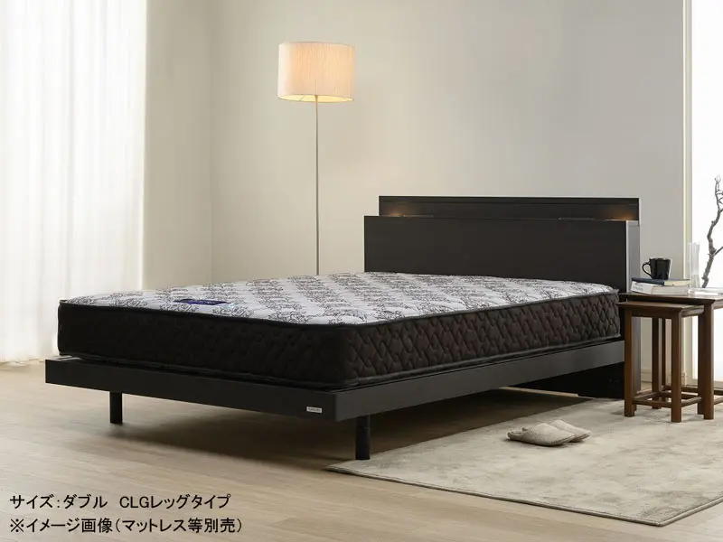 ニュークローネCLG(レッグ)ベッドフレーム セミダブル