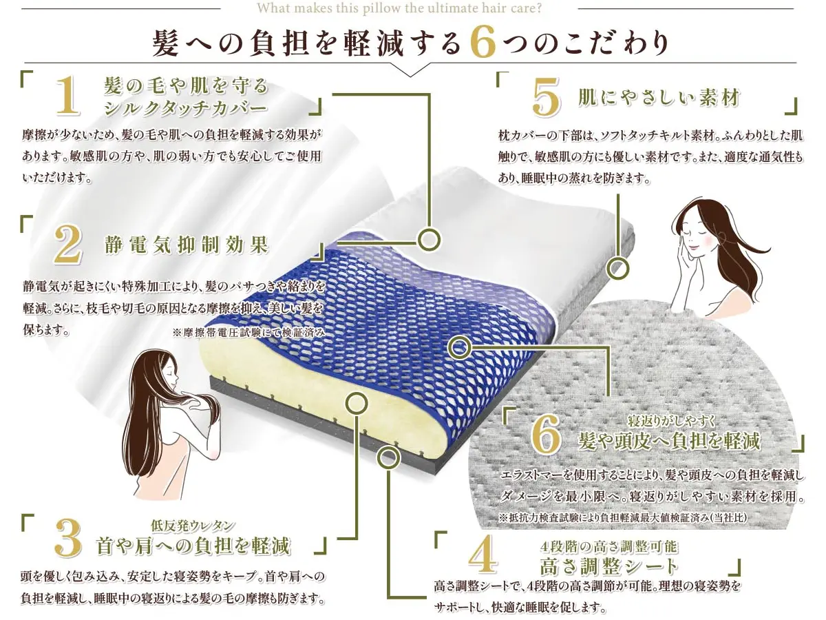 美髪枕