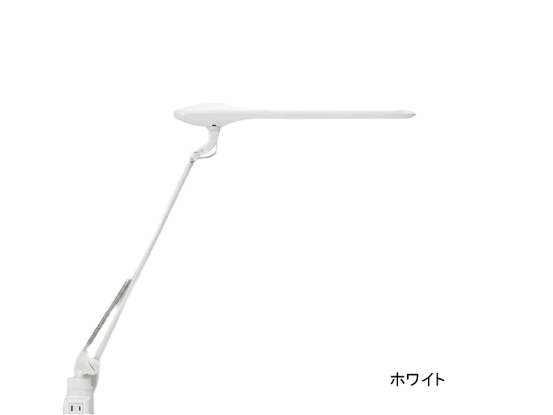 PRELE 865BSZ LEDライト シングルアーム コンセント USB付 卓上クランプタイプ