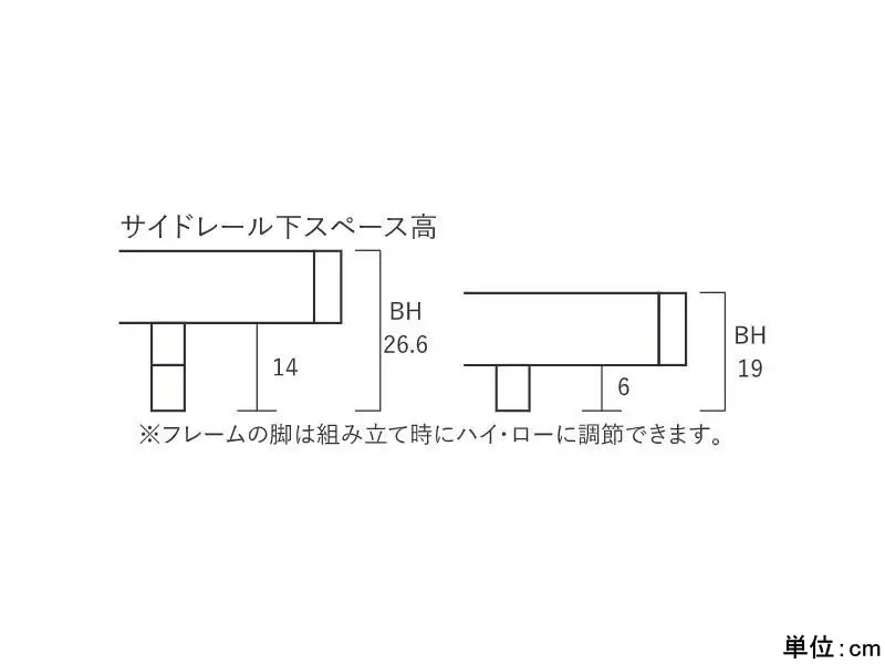 ホテルスタイル 594 ステーション ベッドフレーム シングル