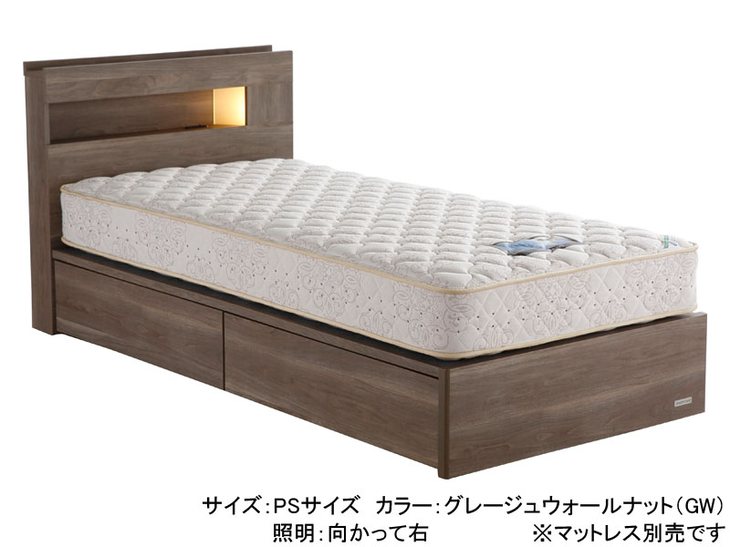 イーチョイス3006 引出し付き ベッドフレーム セミダブル