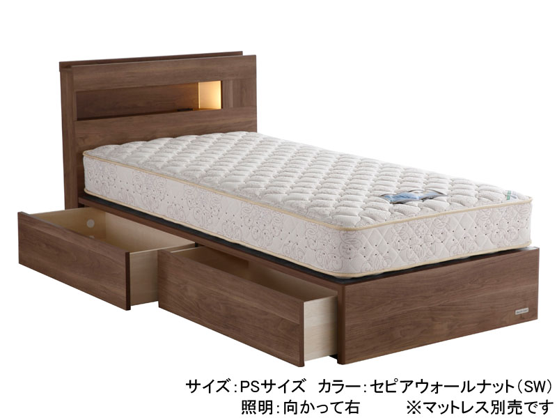イーチョイス3006 引出し付き ベッドフレーム クイーン1